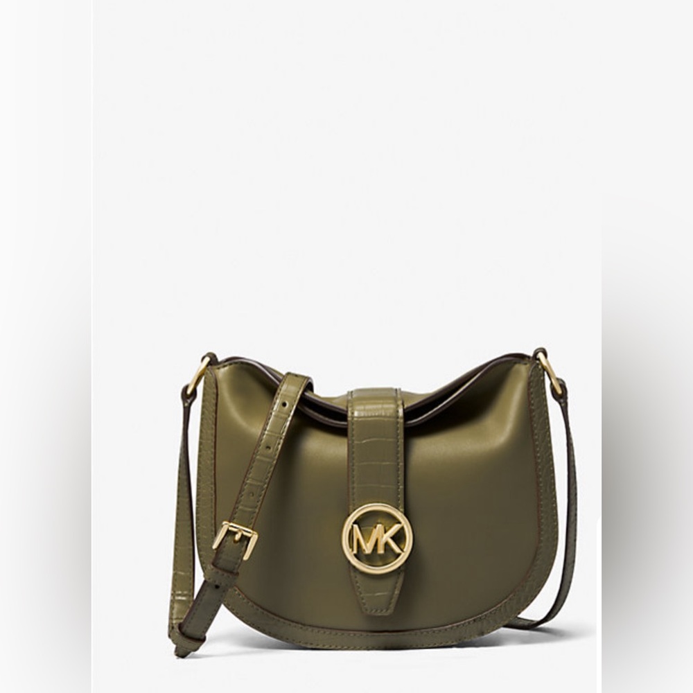 MICHAEL Michael Kors Olive Gabby Small Hobo Crossbody Bag, NWT